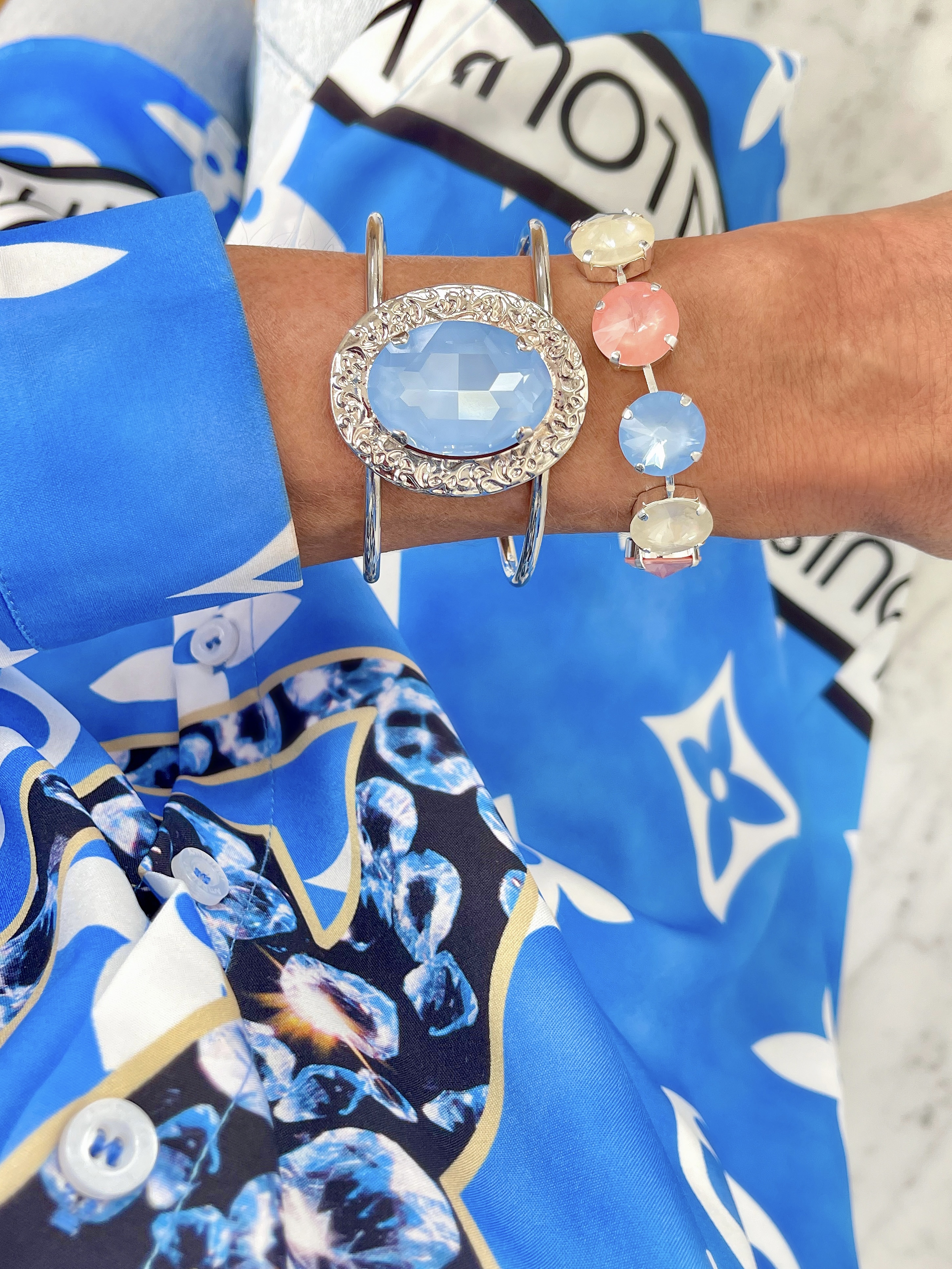 Armband Angelina Pastello Silver - 3