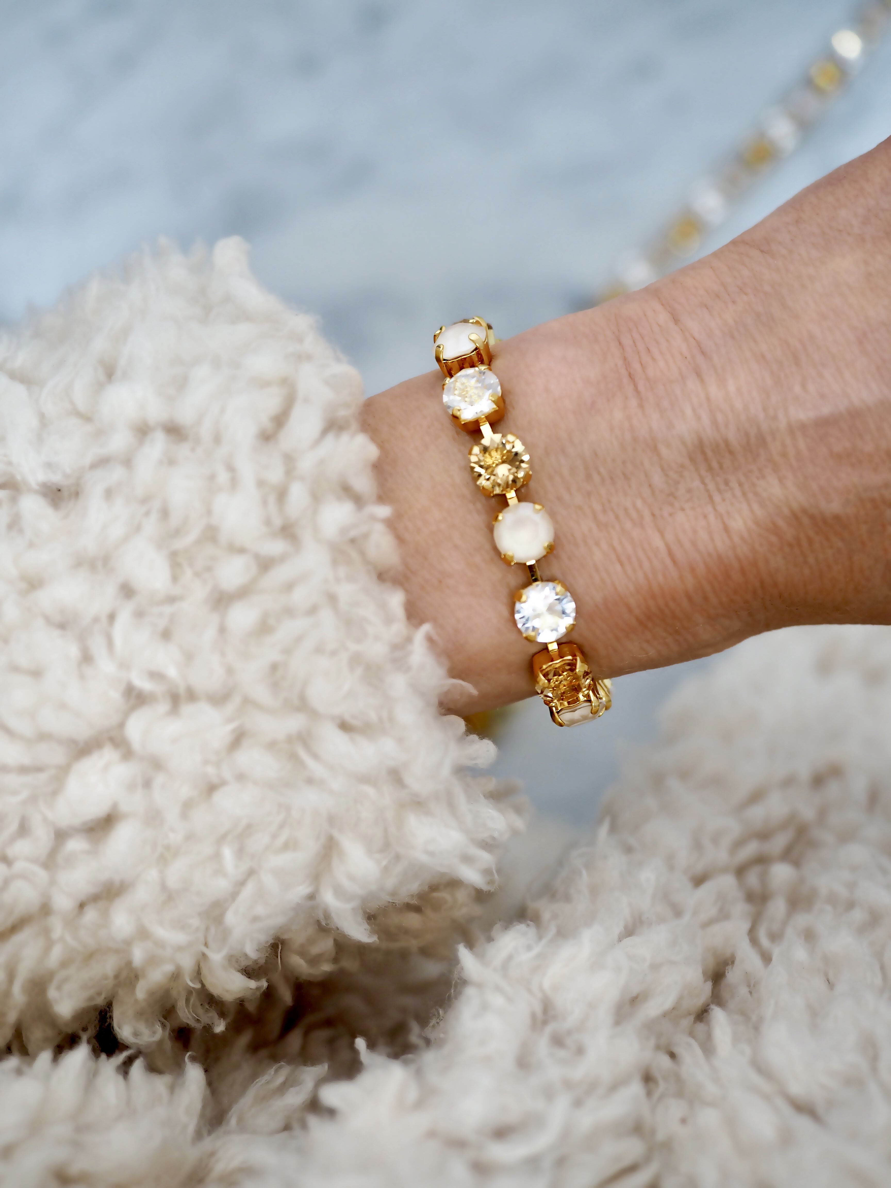 Armband Swarovski Maya CremeGold Combo Gold - 2