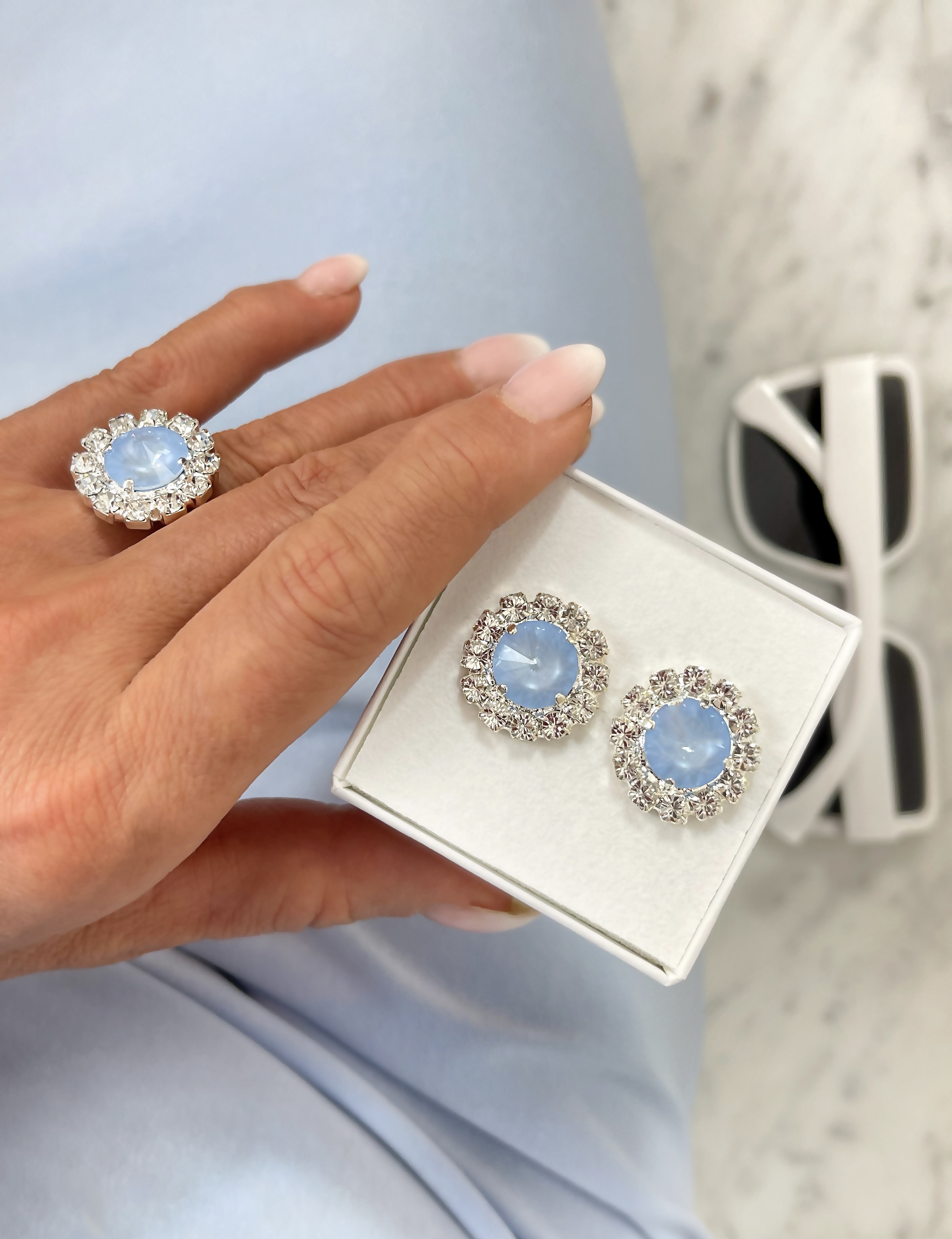 Earrings Meghan Sky Ignite Silver - 3