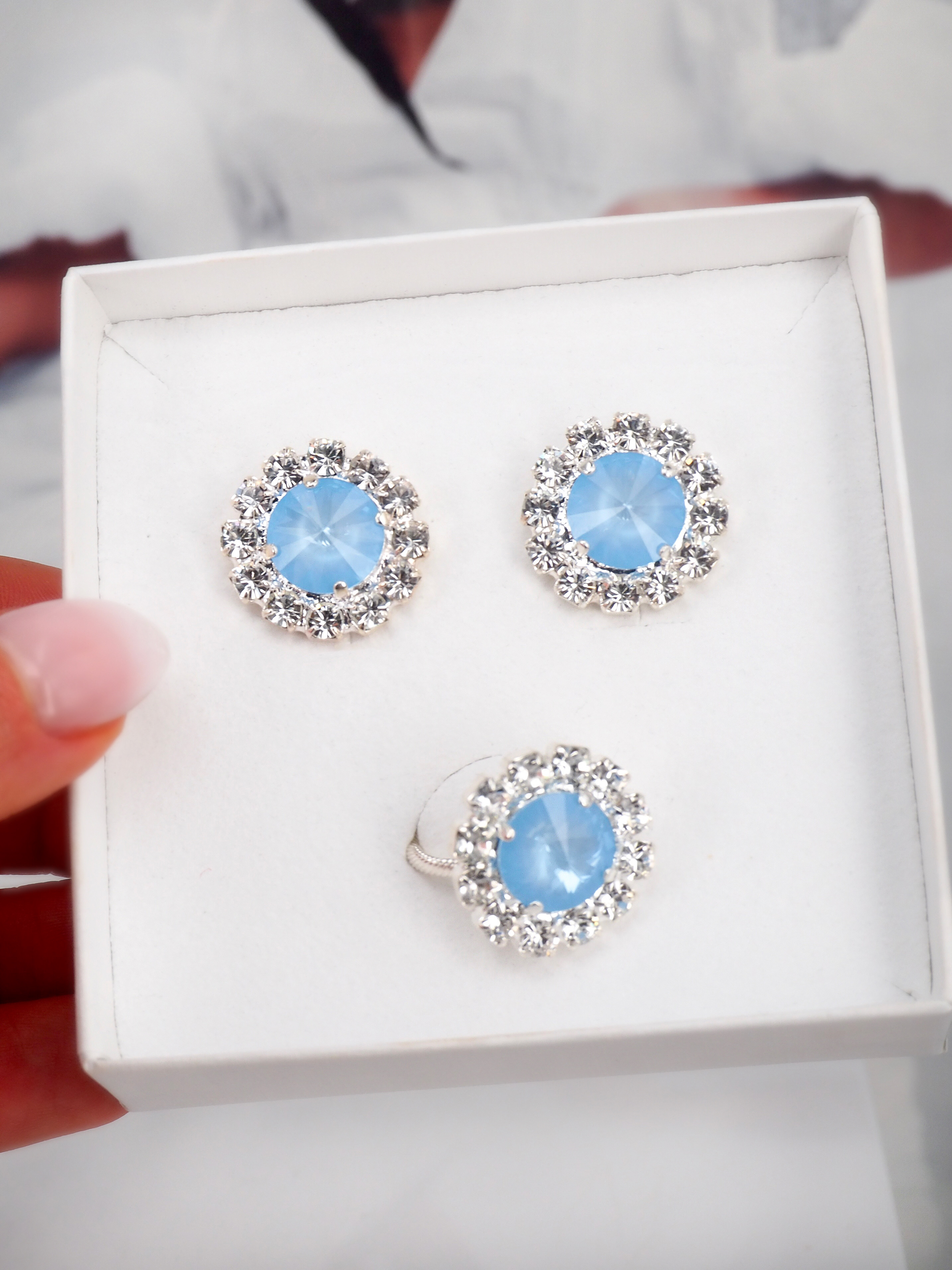 Earrings Meghan Sky Ignite Silver