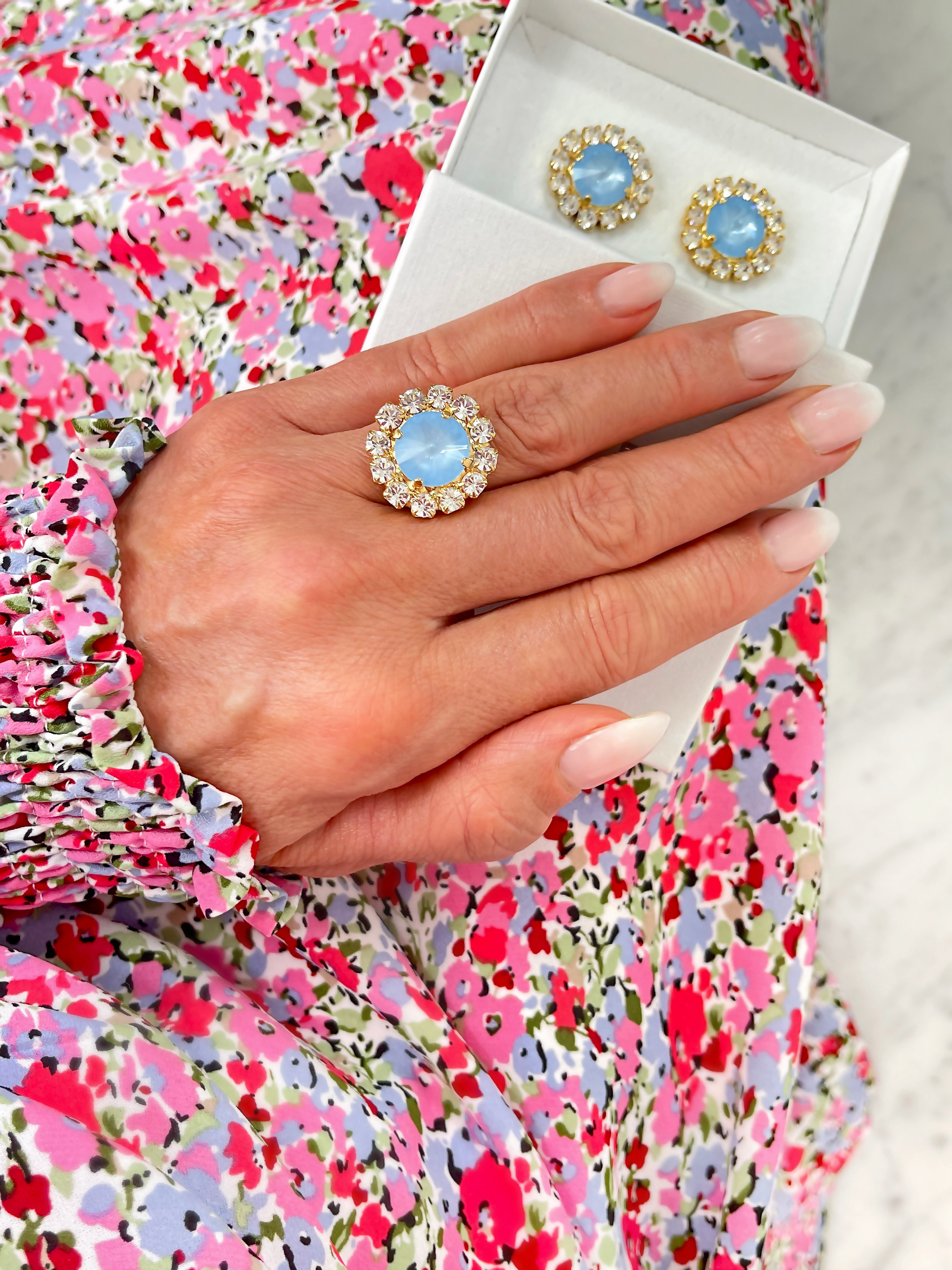 Ring Meghan Sky Ignite Gold