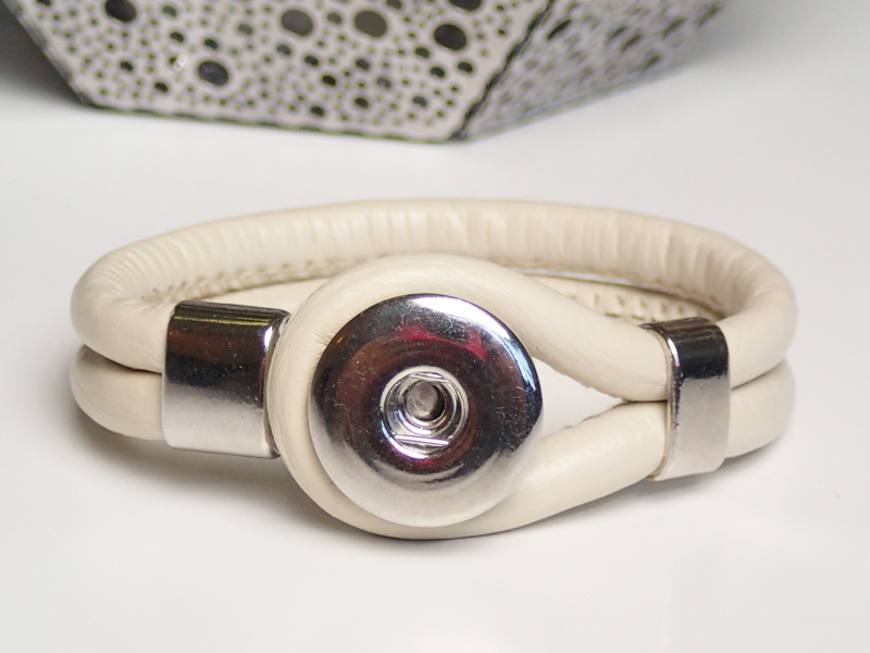 Armband Grace Slät Creme