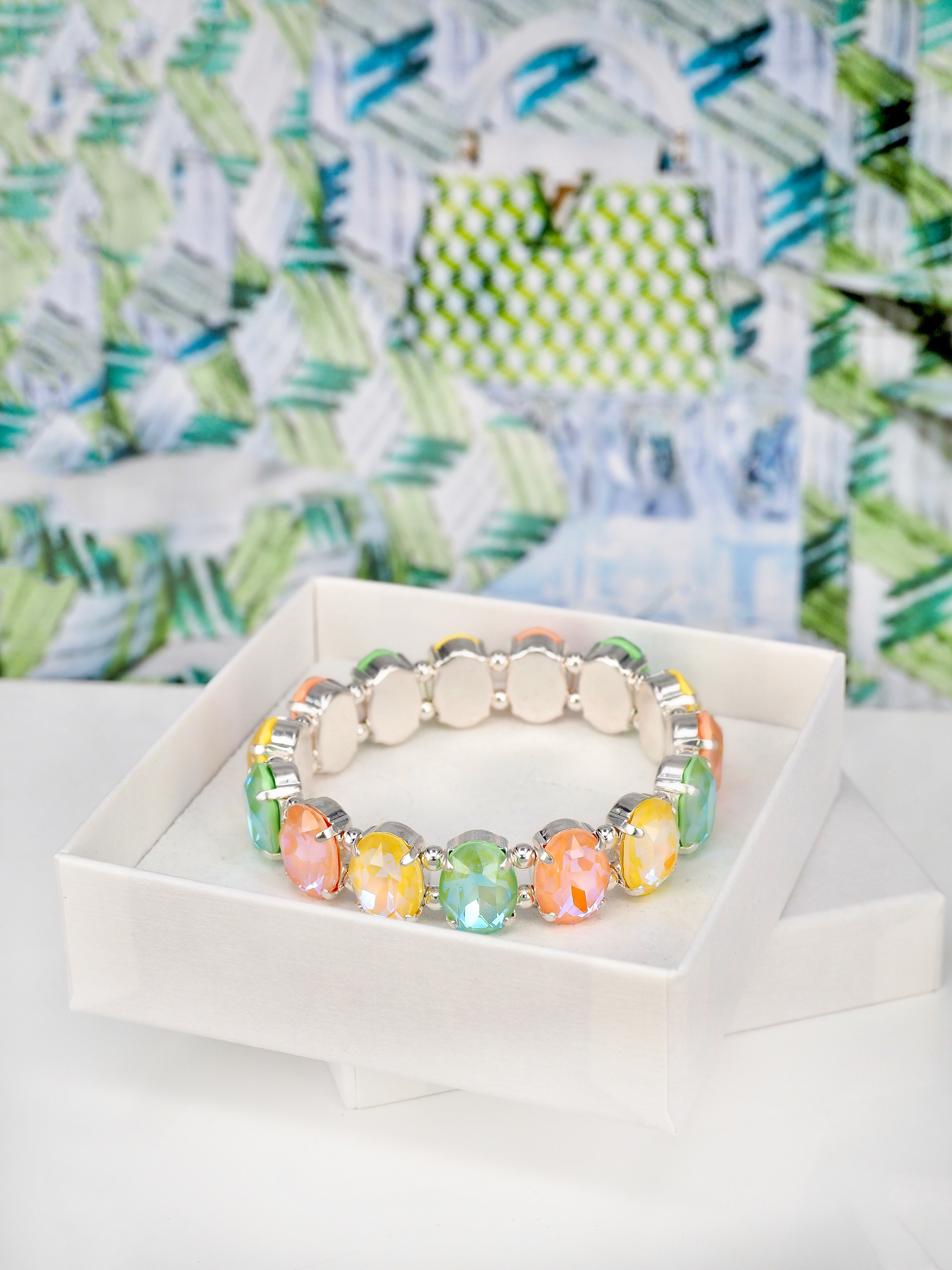 Armband Eliza Pastel combo Silver