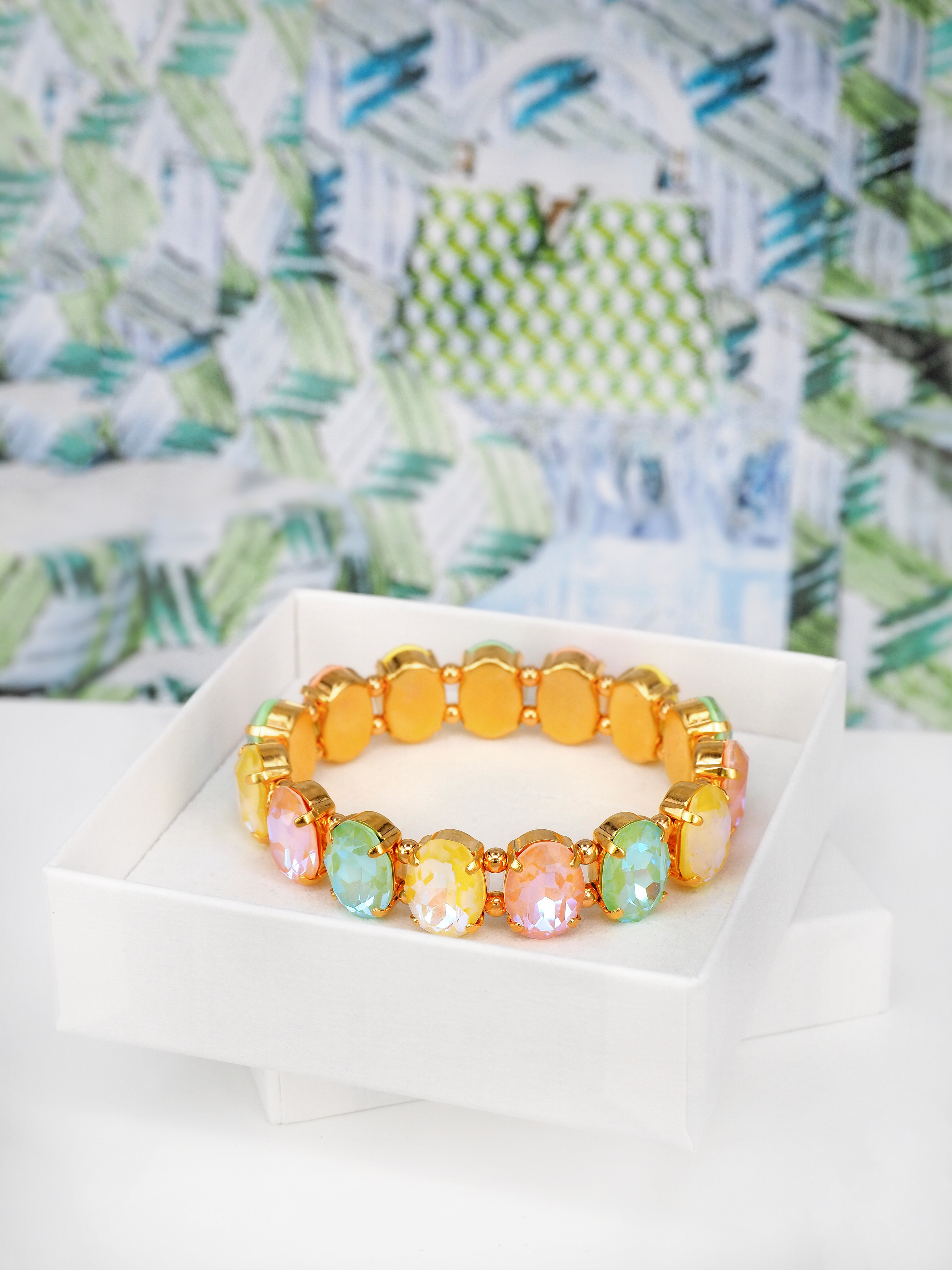 ArmbandEliza Pastel combo Gold