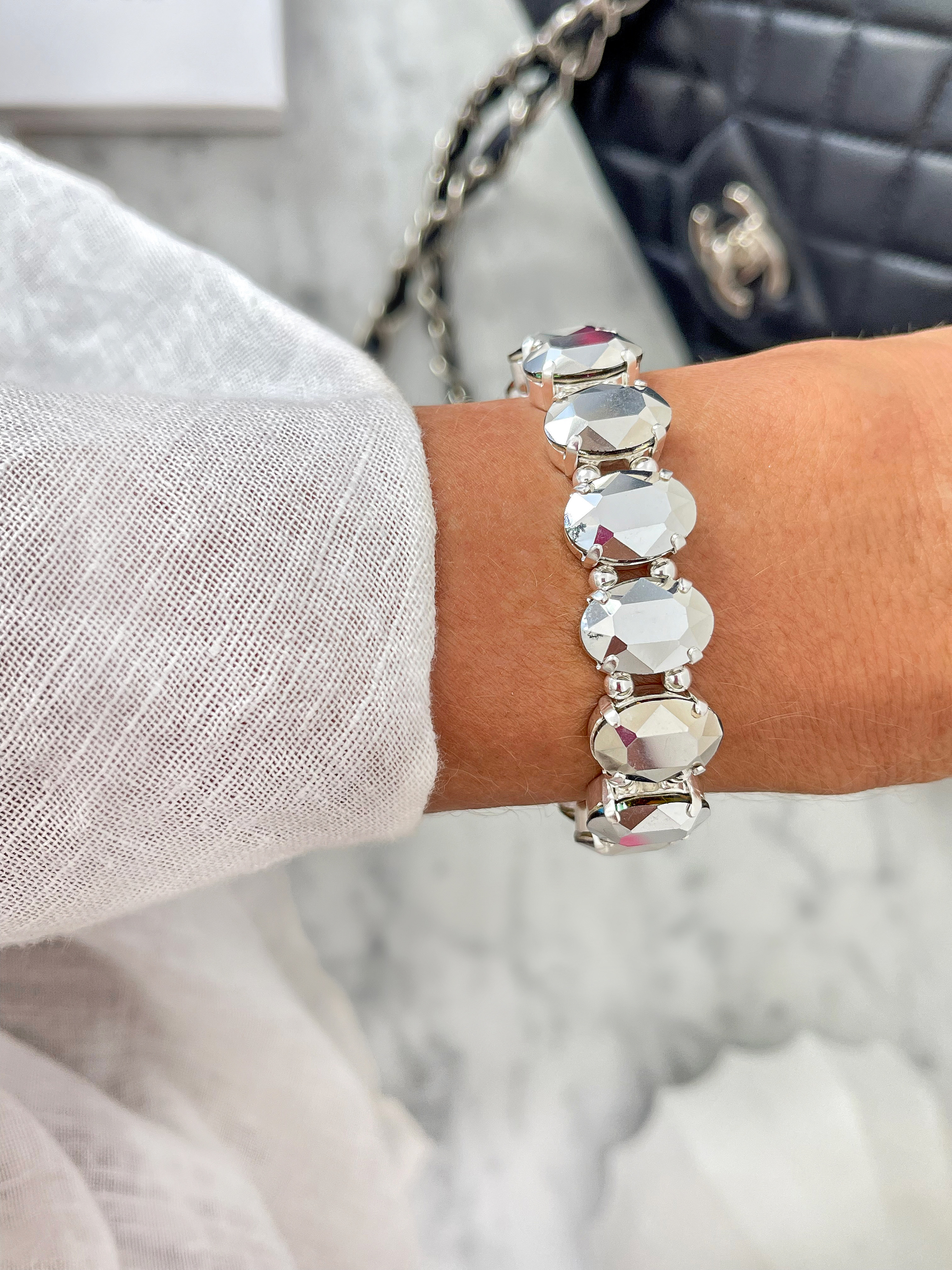 Bracelet Eliza Silver crystal Silver - 2