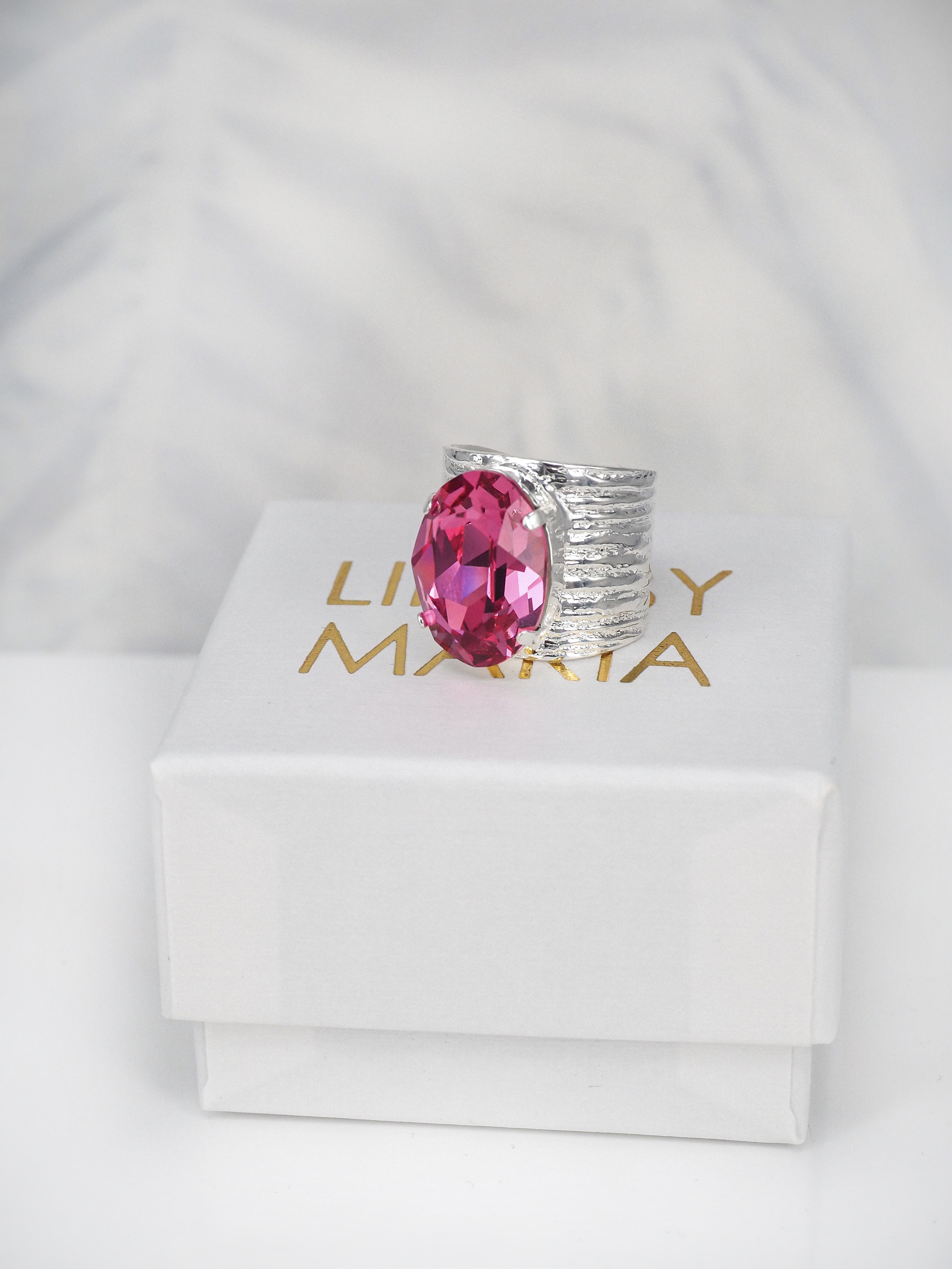 Ring Cleo Rose Silver
