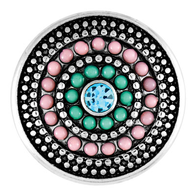 Disk Gypsy Pink and Aqua