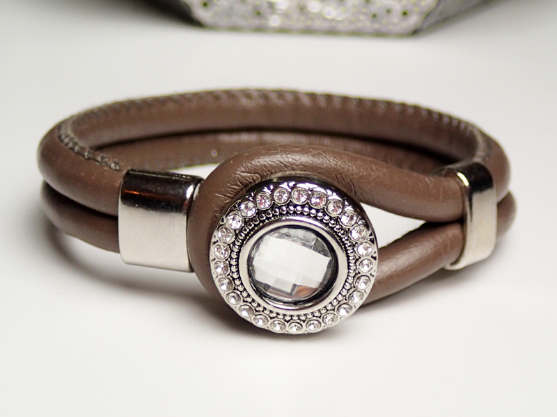 Armband Grace Slät Taupe - 3