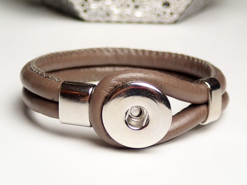 Armband Grace Slät Taupe
