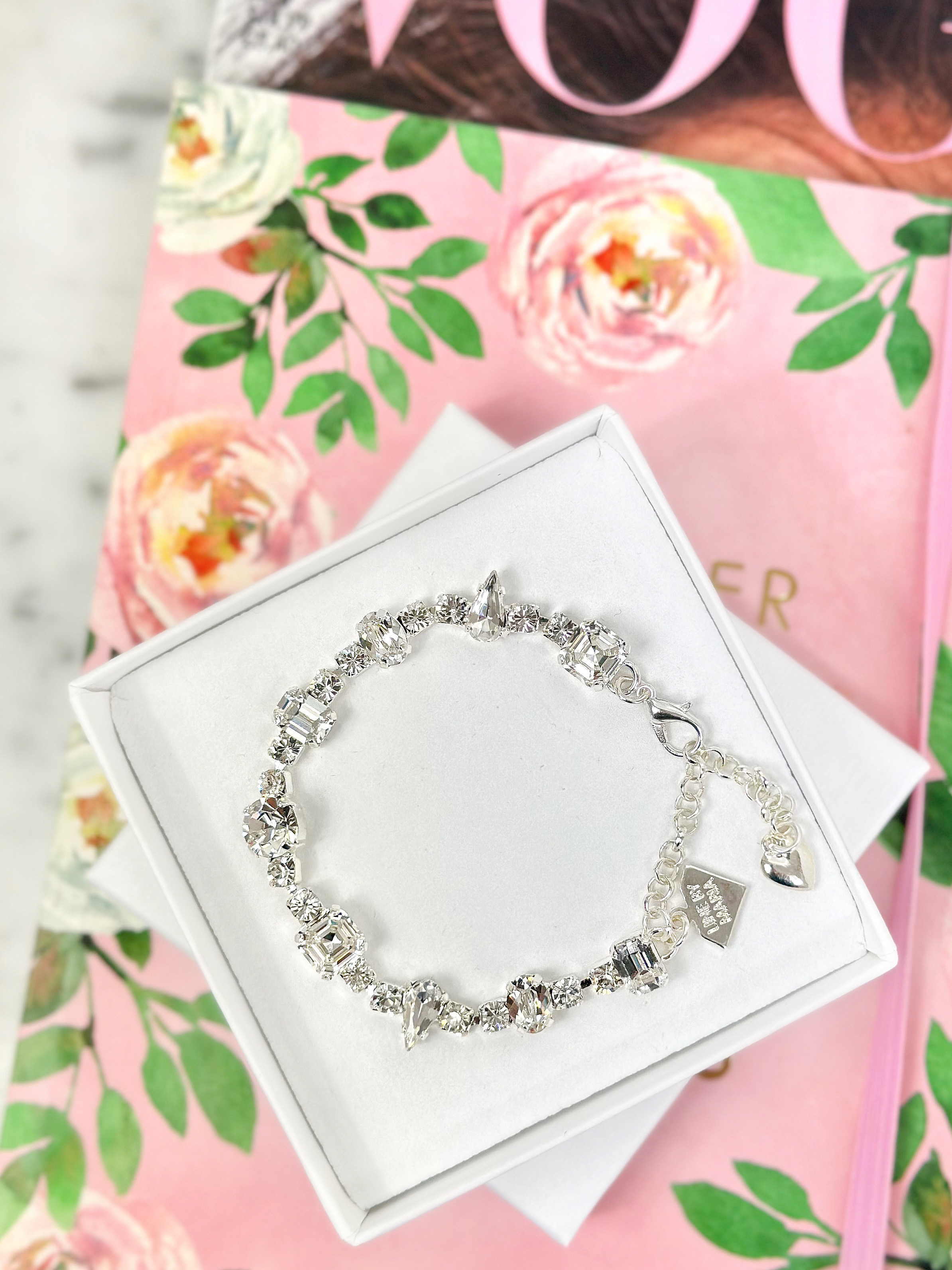 Armband Avery Clear Crystal Silver - 2
