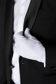 White-dress gloves