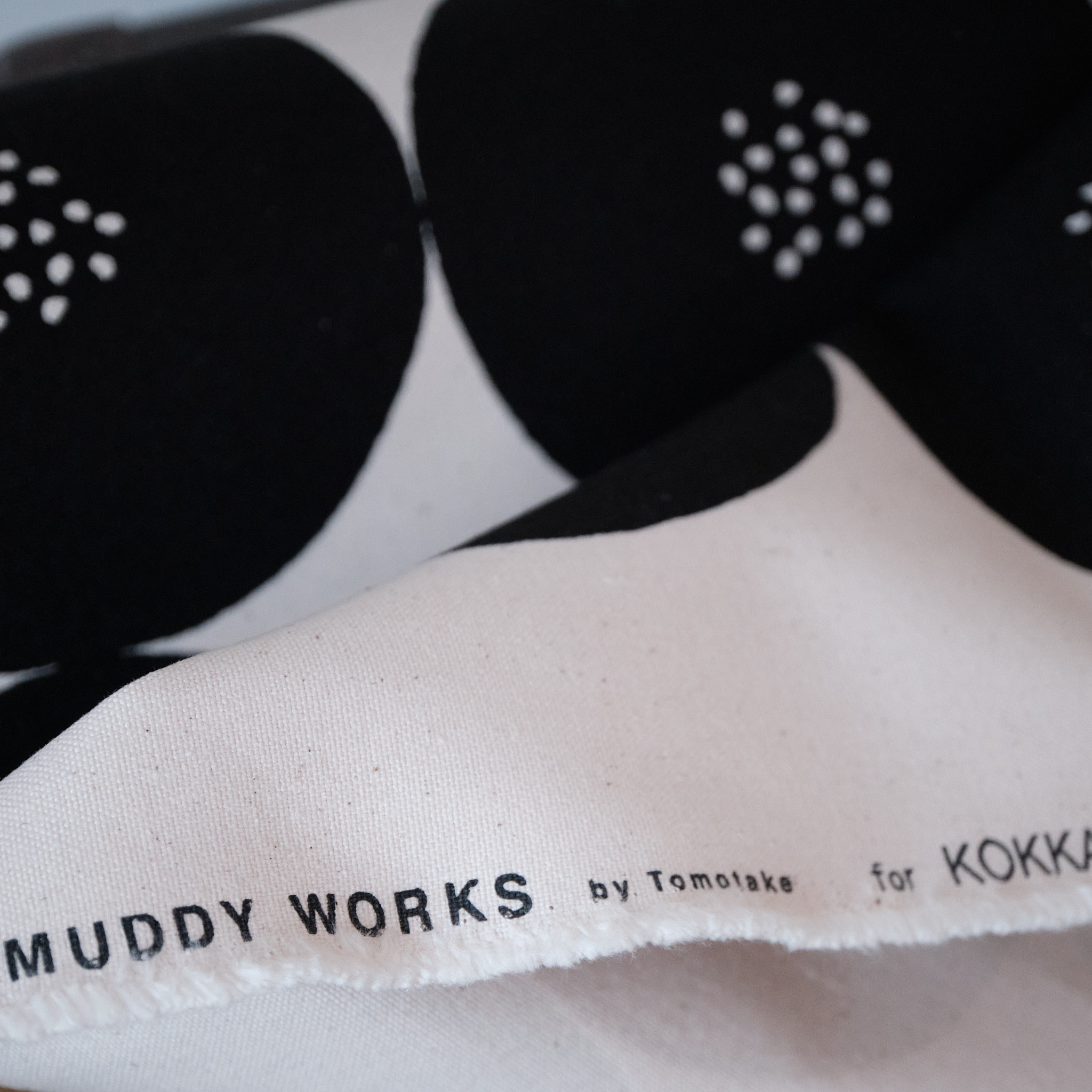 Kokka Muddy Works Anpan Cotton Lightweight Canvas — Material Goods