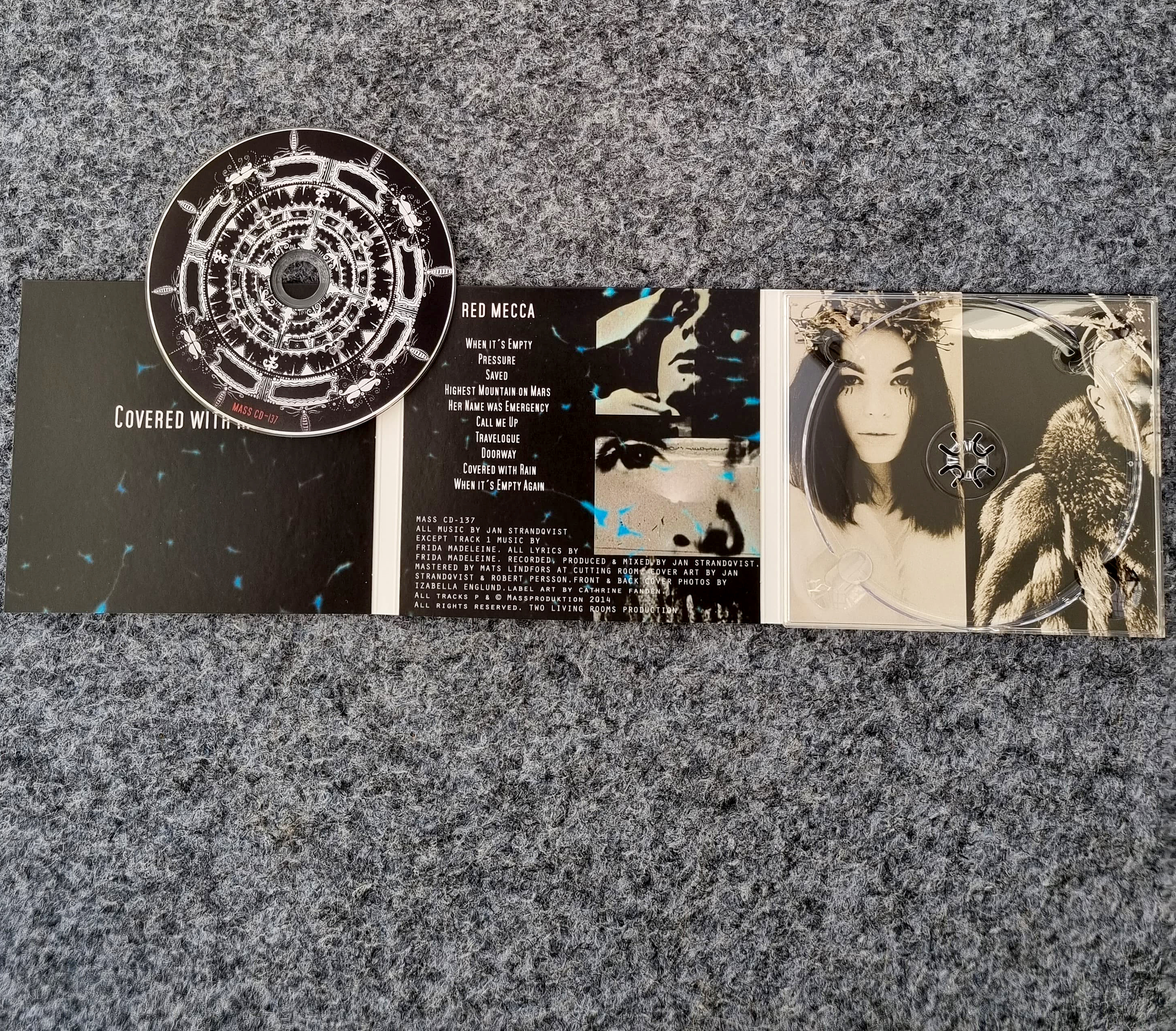 RED MECCA - COVERED WITH RAIN (album) Back in stock! - 2