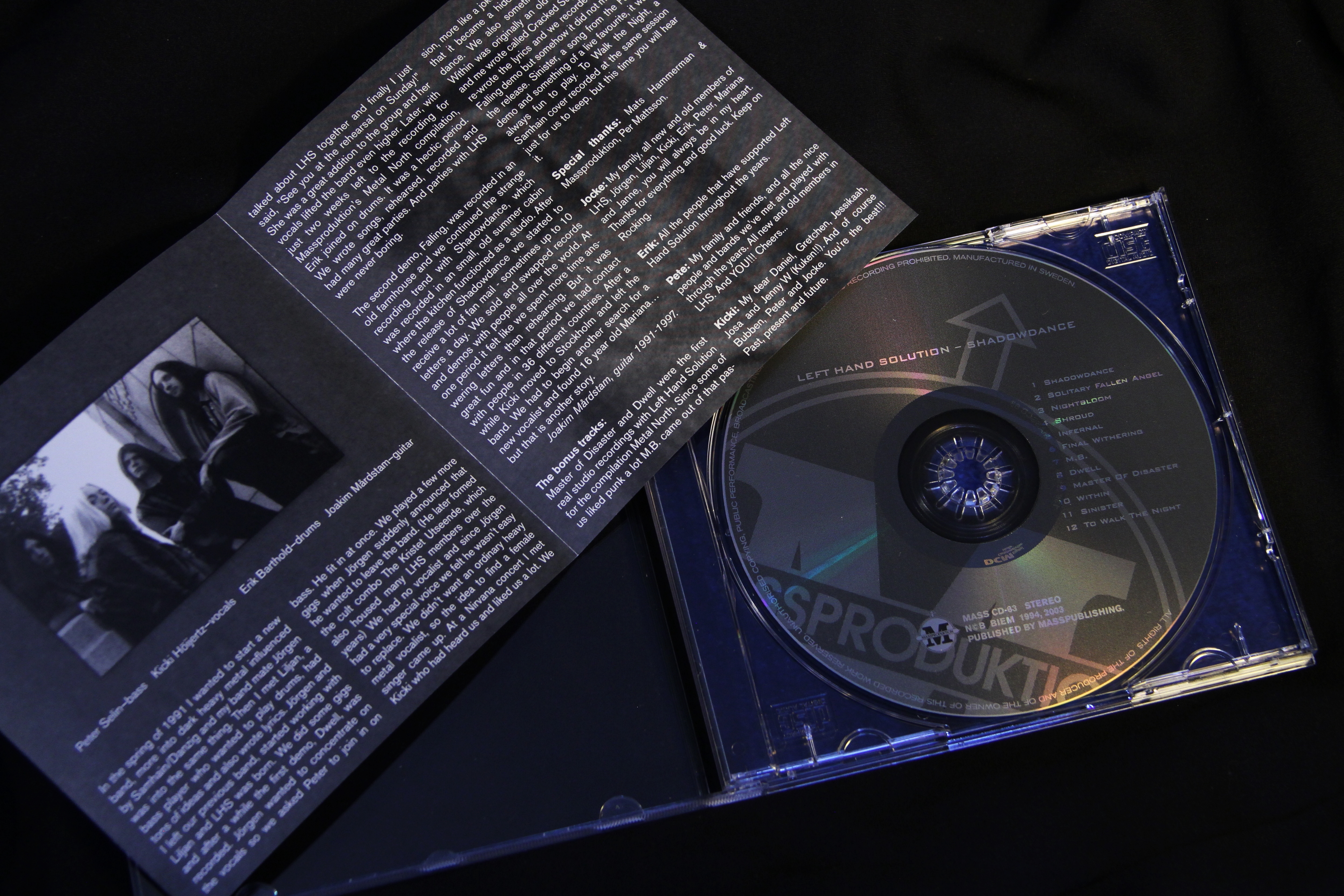 LEFT HAND SOLUTION - Shadowdance Remastered (album) - 2