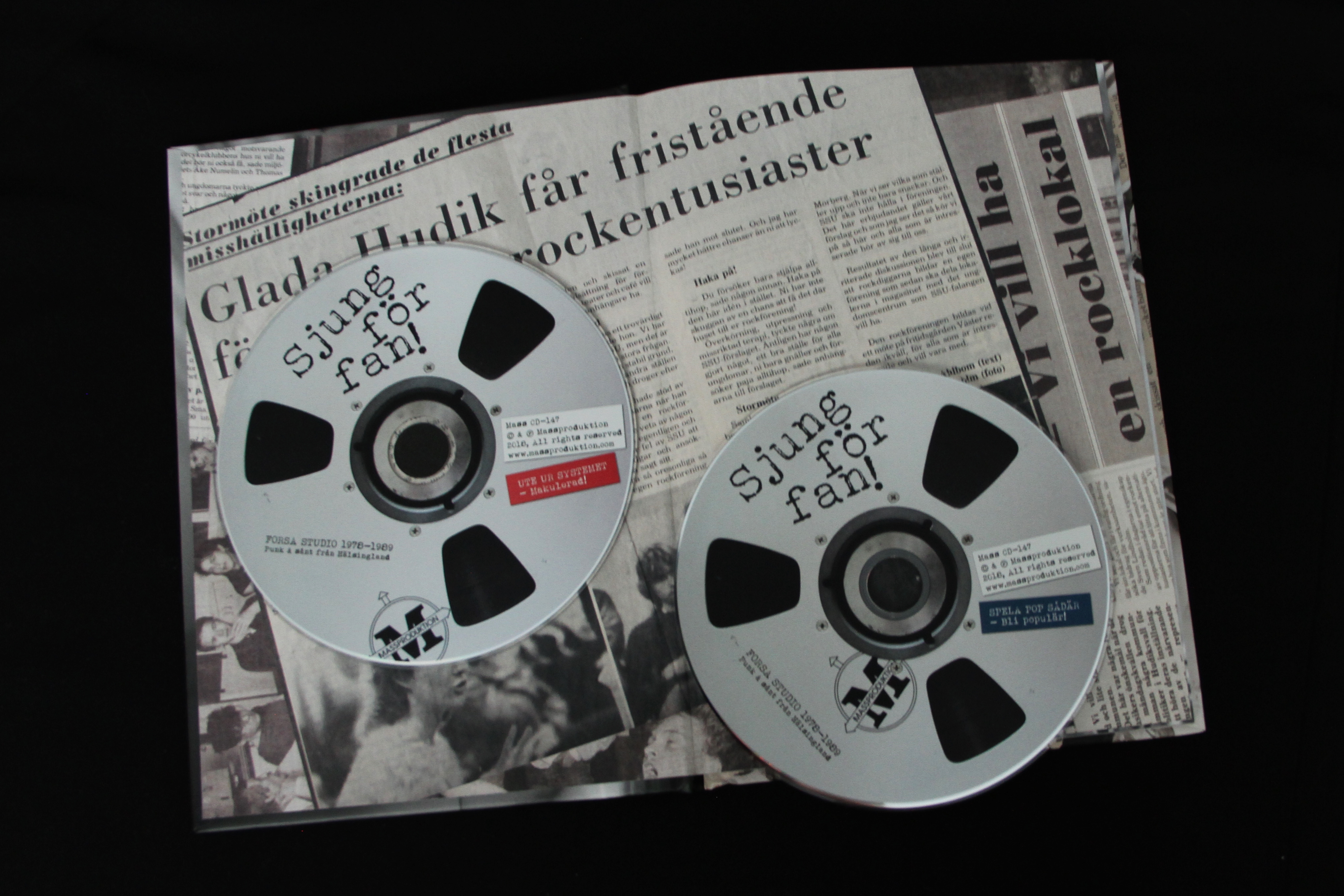 CD-bok SJUNG FÖR FAN - FORSA STUDIO - punk och annat från Hälsingland 1979-1989- - 2