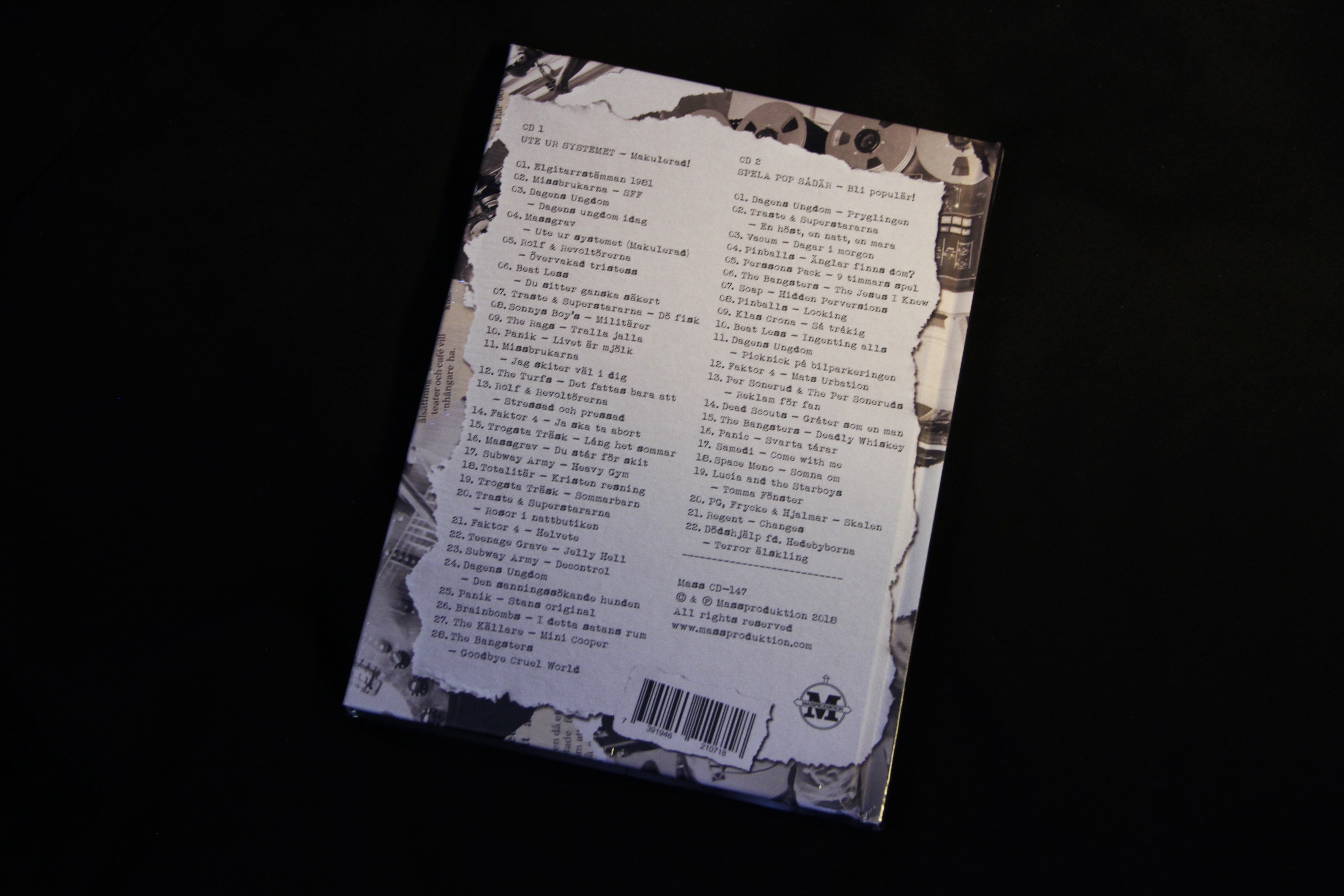 CD-bok SJUNG FÖR FAN - FORSA STUDIO - punk och annat från Hälsingland 1979-1989- - 4