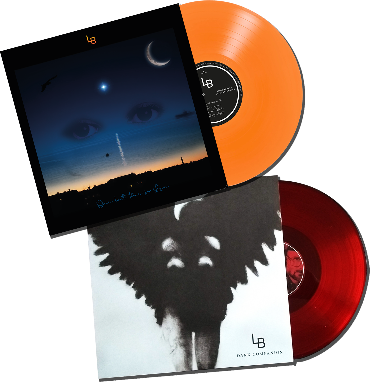LB [Lars Bygdén]  - ONE LAST TIME FOR LOVE + DARK COMPANION (ALBUM)  färgad vinyl
