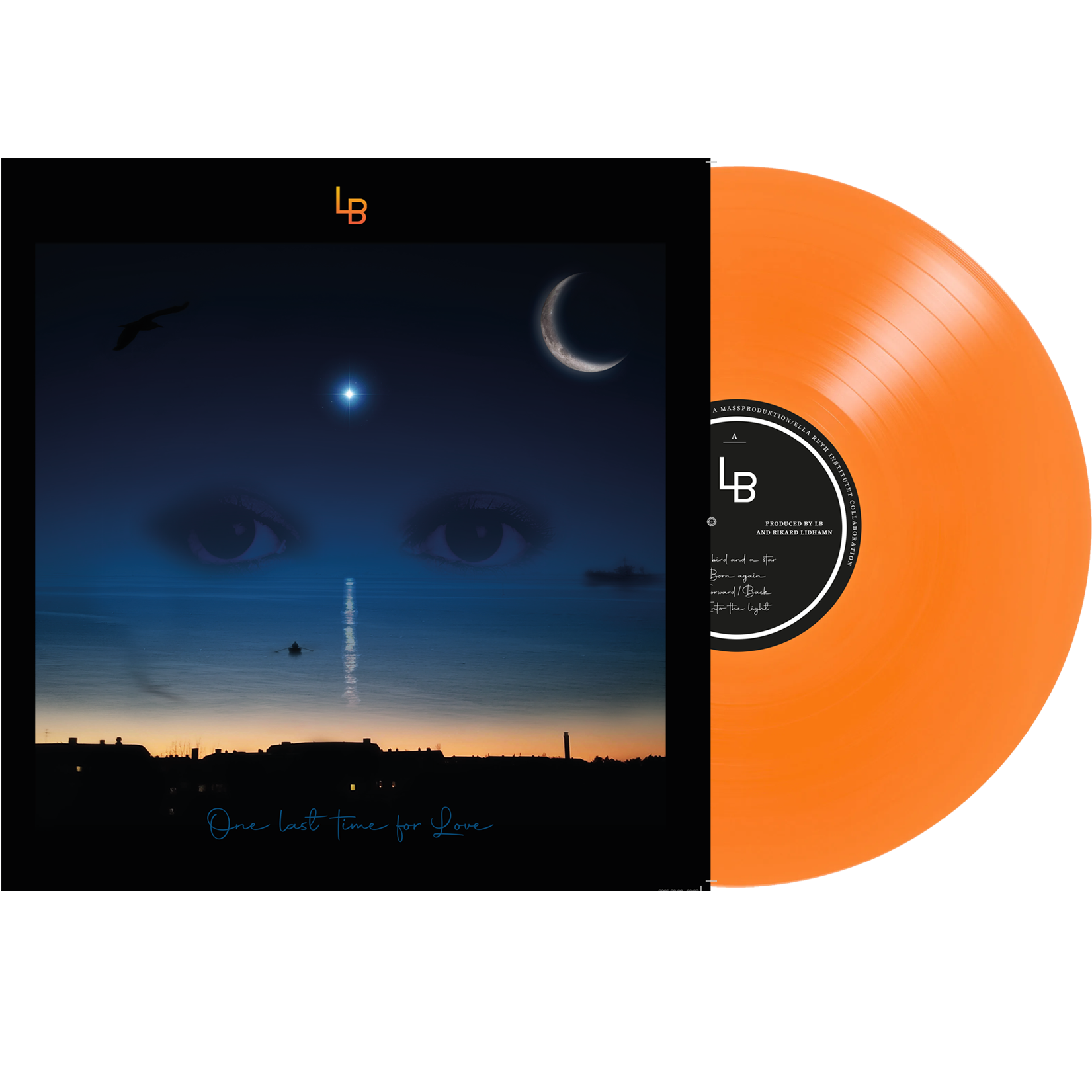 LB [Lars Bygdén]  - ONE LAST TIME FOR LOVE (ALBUM)  Vinyl - Orange - 2