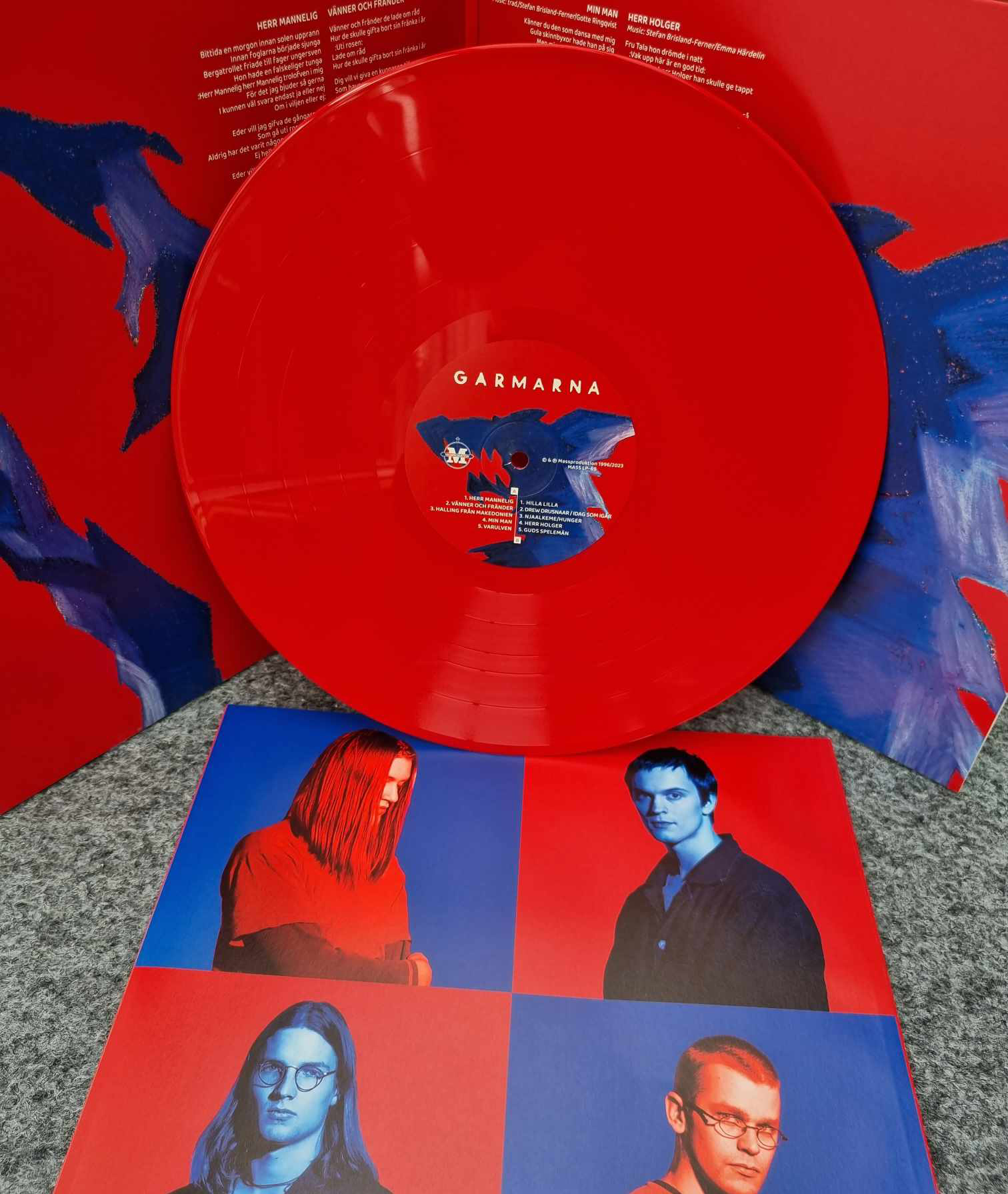GARMARNA - Guds spelemän  (LP) - 2023 remaster - Red Vinyl - 4