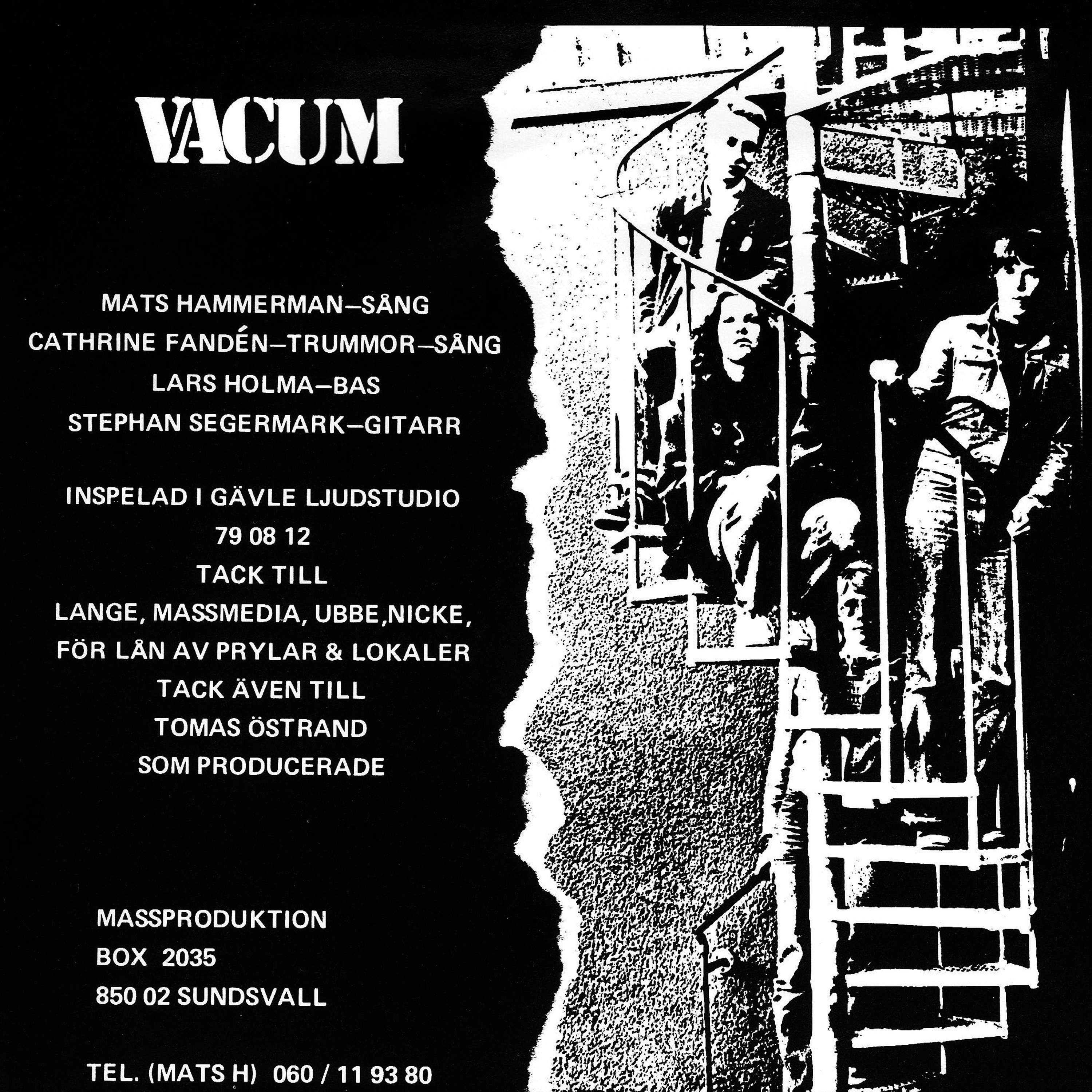 VACUM - EP  ( 6 tracks - black vinyl)