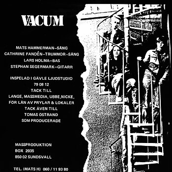 VACUM - EP  ( 6 tracks - black vinyl)