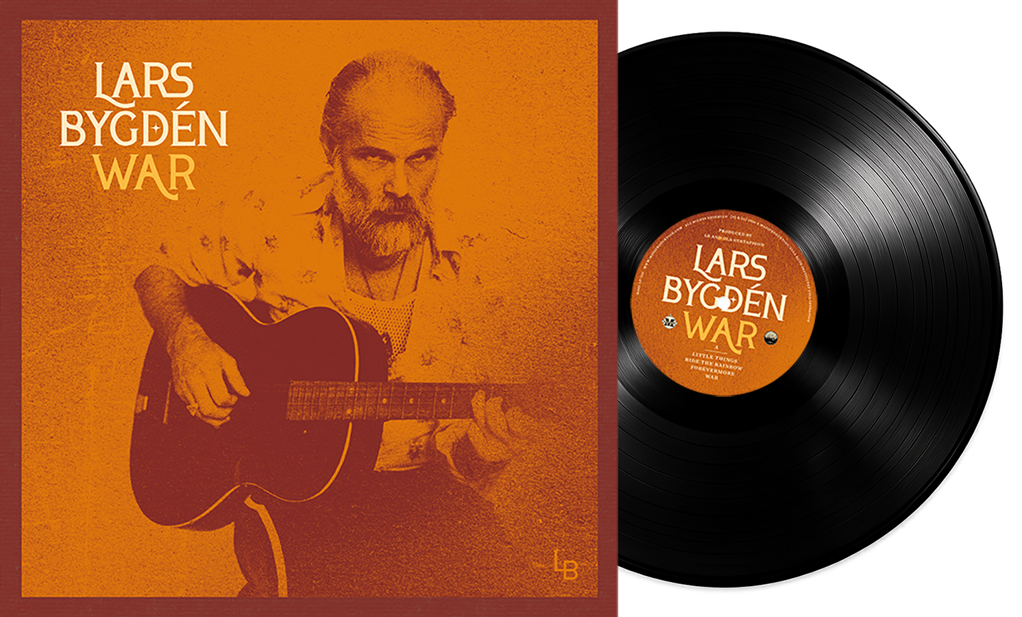 LB [Lars Bygdén]  - WAR (ALBUM)  Svart vinyl