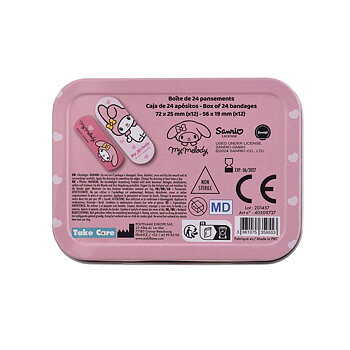 My Melody Plåster i Metallburk - 24 st