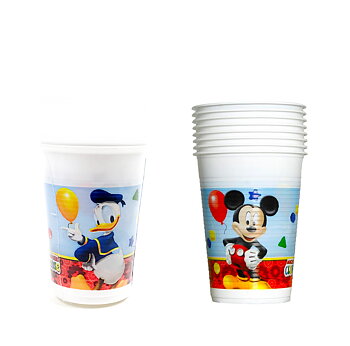 Disney Musses Klubbhus Plastmugg 200 ml - 8 st