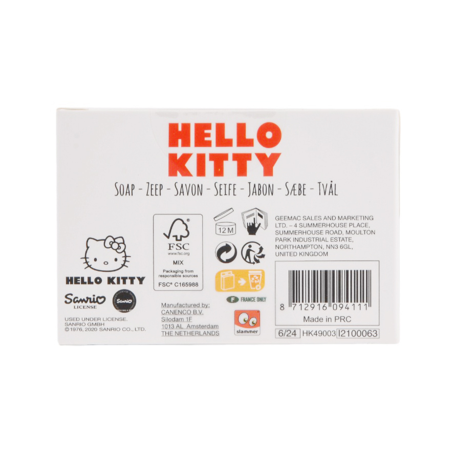 Hello Kitty Tvål - 55g - Hallon & Vanilj - 6