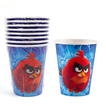 Angry Birds Pappersmuggar 266 ml - 8 st