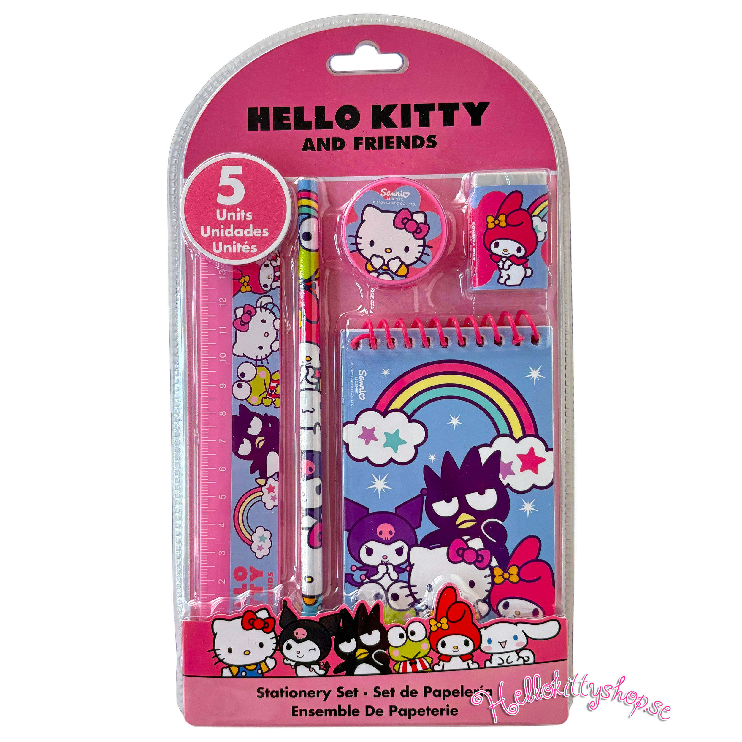 Hello Kitty and Friends Pennset - 5 delar