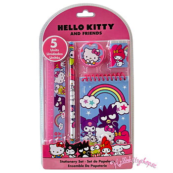 Hello Kitty and Friends Pennset - 5 delar