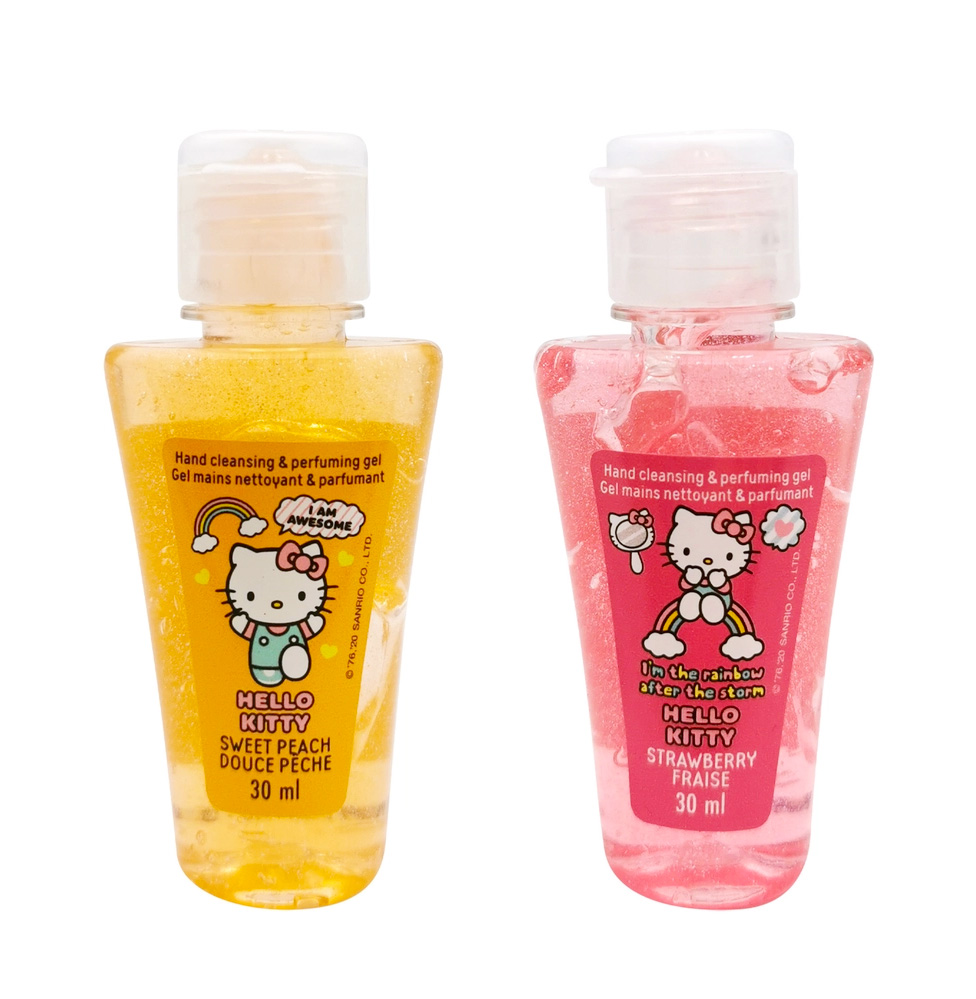 Hello kitty Handrengöringsgel - Sweet Peach & Strawberry