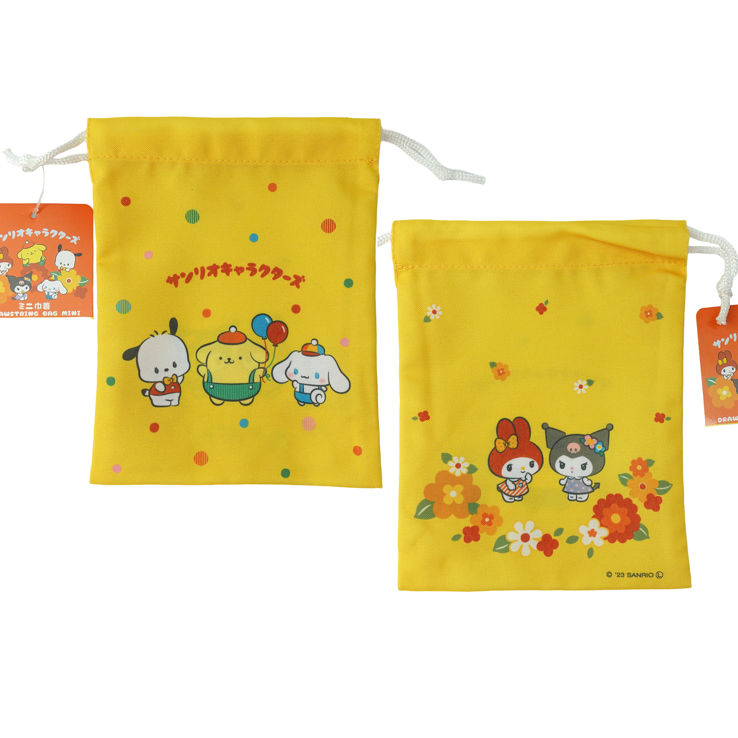 Sanrio Karaktärer Kuromi , Cinnamoroll, My Melody, Pom Pom Purin, Pochacco  Tygpåse