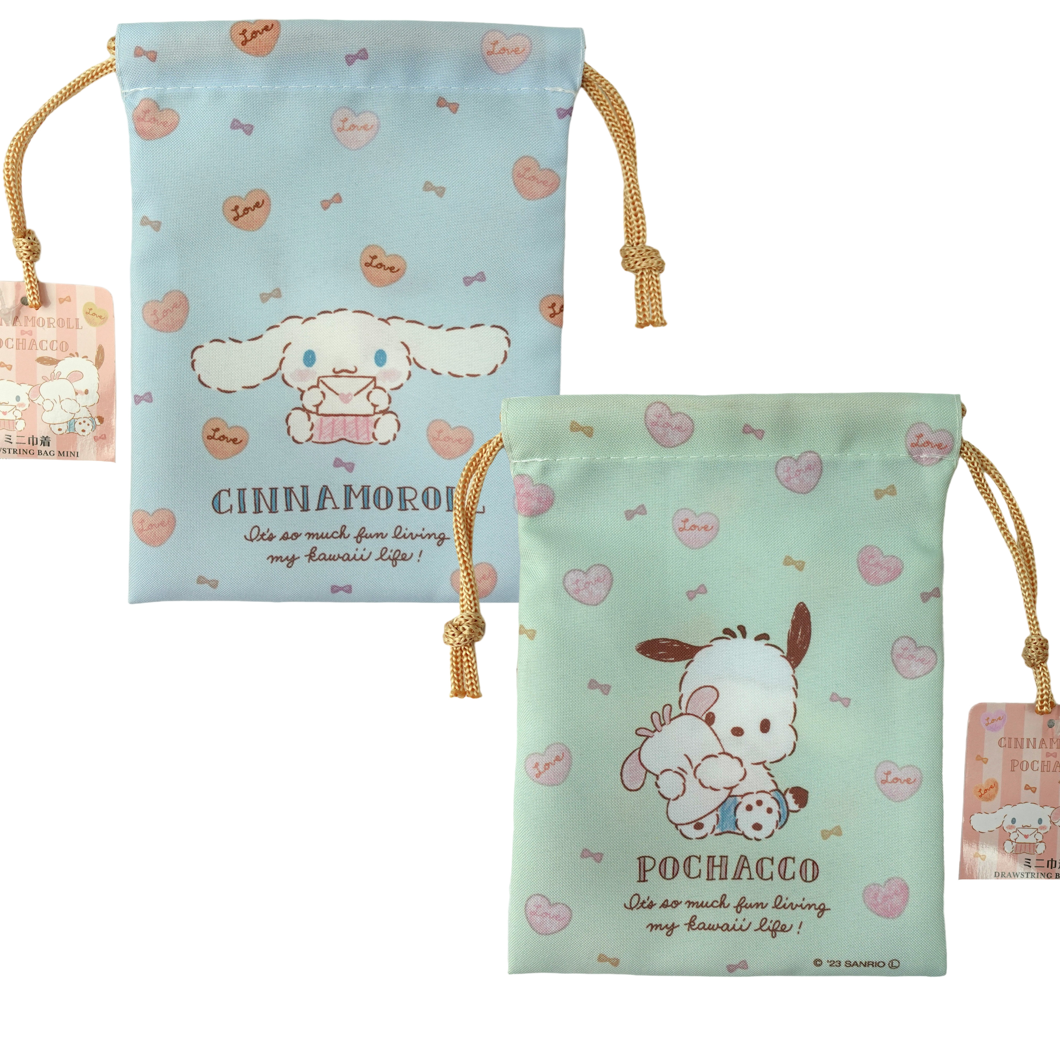 Cinnamoroll & Pochacco Tygpåse