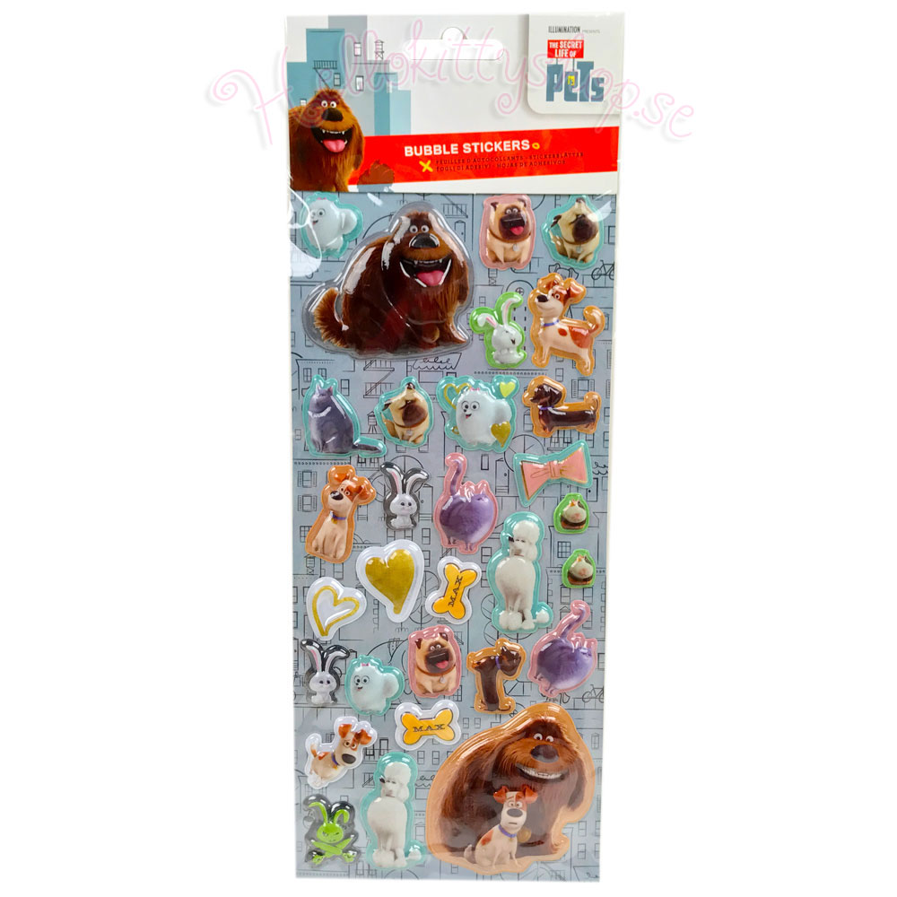 The Secret Life of Pets / Husdjurens Hemliga Liv Bubbel Klistermärken