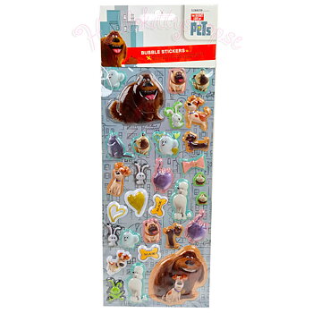 The Secret Life of Pets / Husdjurens Hemliga Liv Bubbel Klistermärken