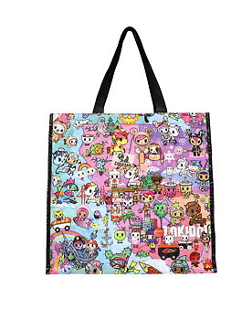 Tokidoki Cotton Candy Dreamin' Vinyl Tote Bag