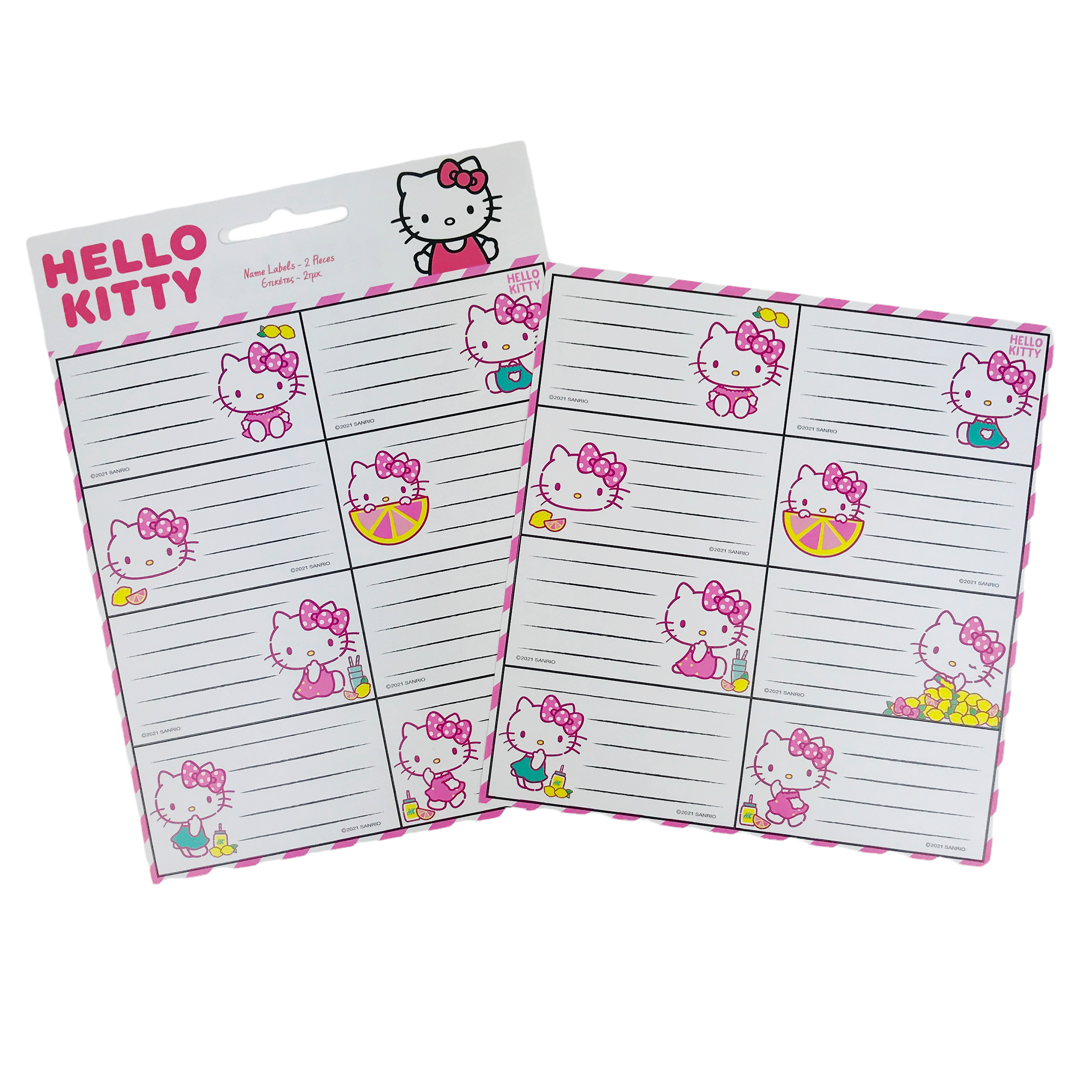 Hello Kitty Namn Etiketter 16 st - Lemonade