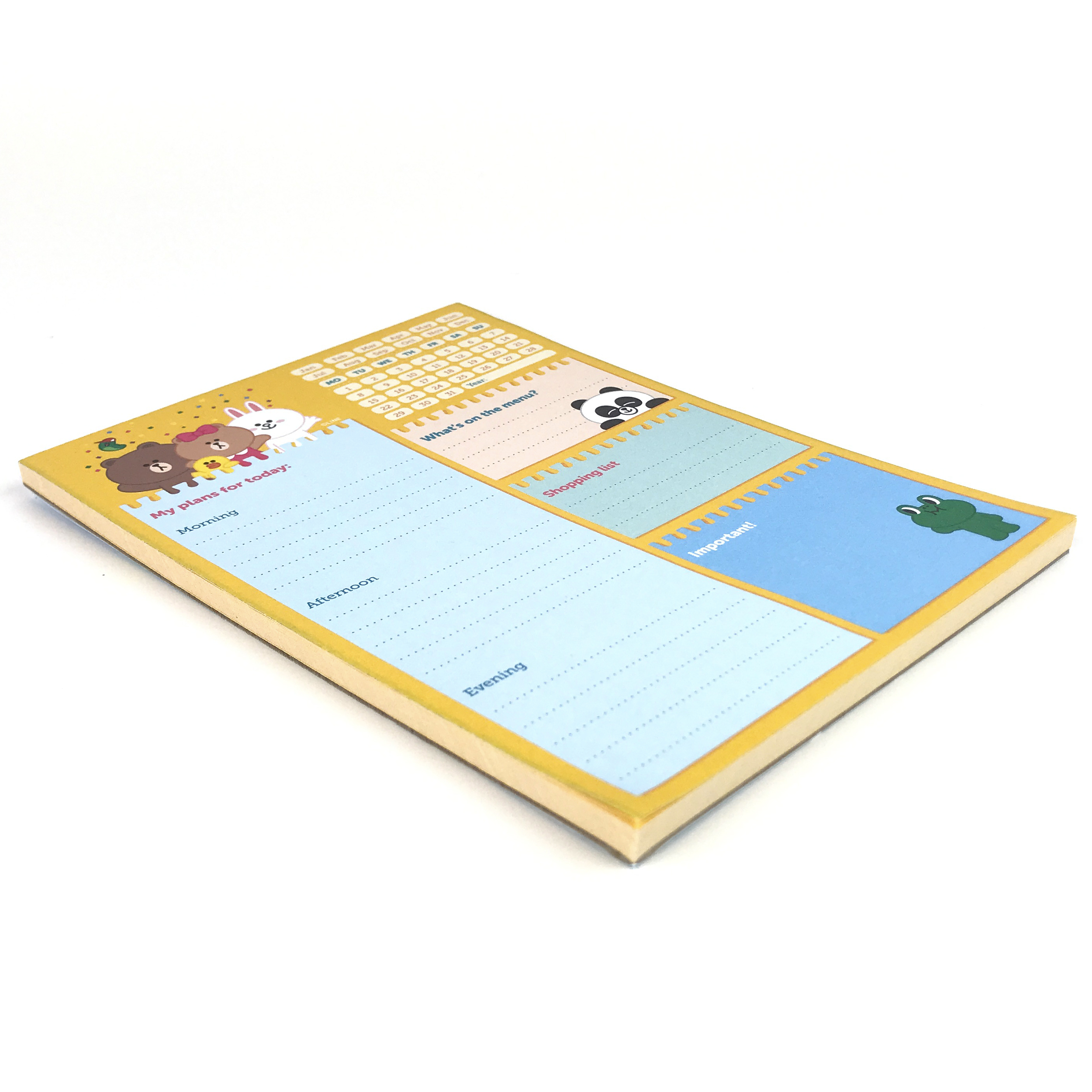 Line Friends Skrivbordskalender A5 - 54 st blad - 5