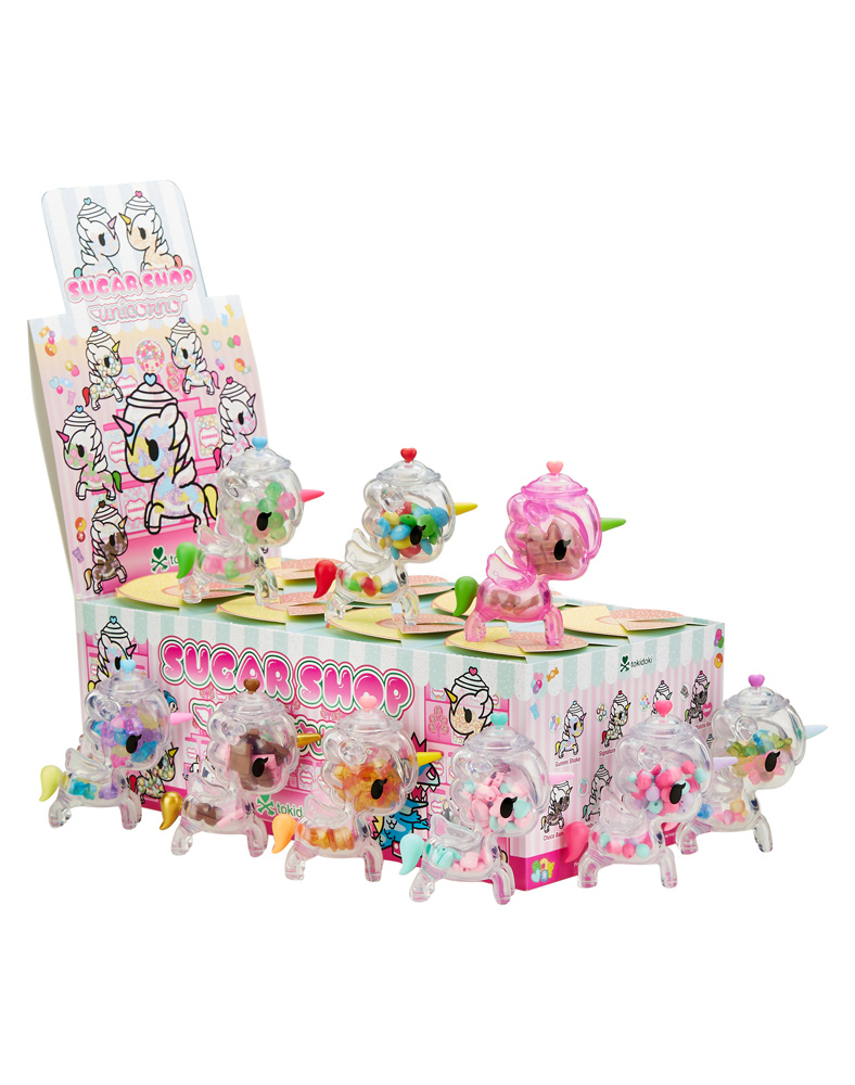 Tokidoki Sugar Shop Unicorno Figur - CHASER Strawberry-Matcha Bars - 3