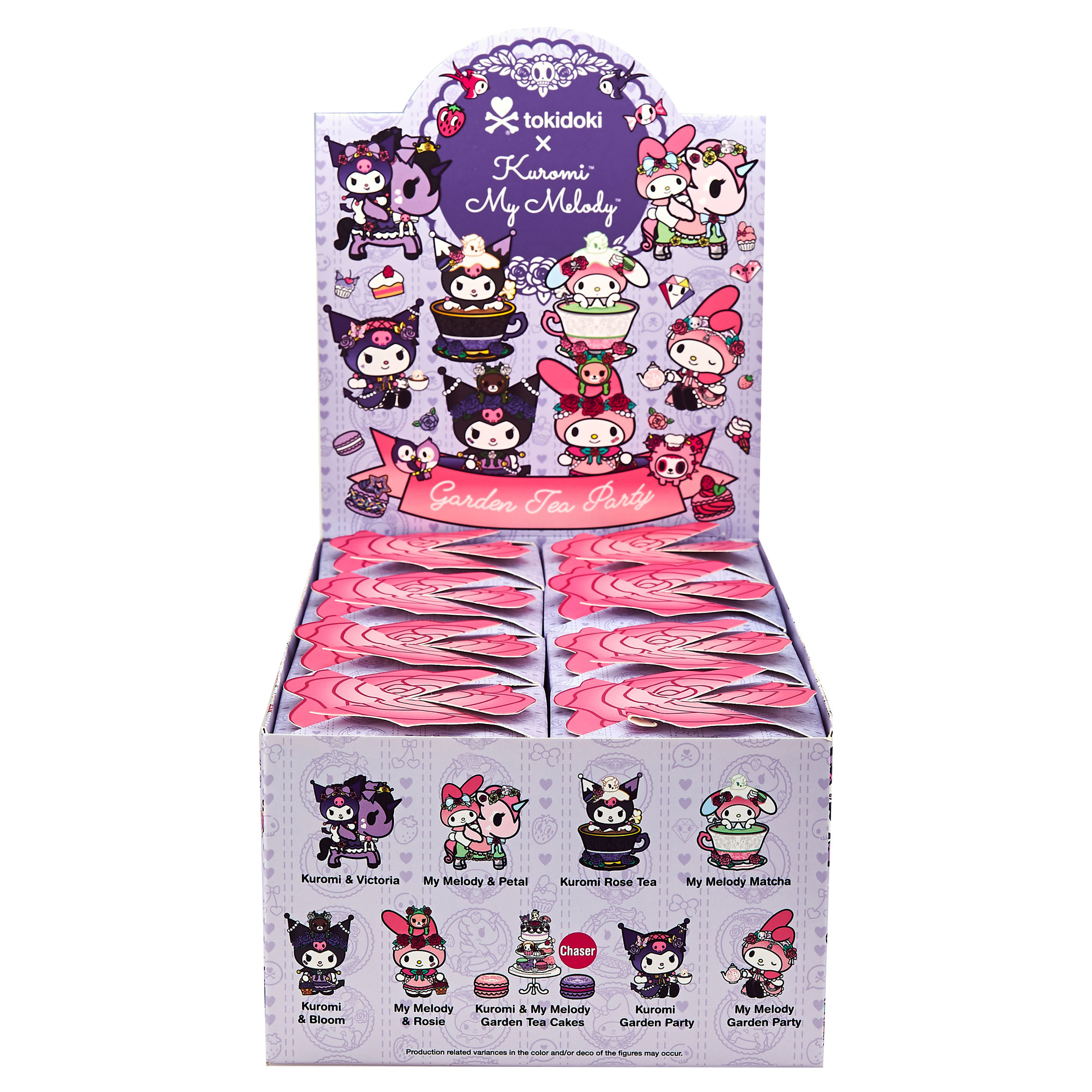 Tokidoki x Kuromi & My Melody Garden Party Tea Cakes CHASER  - 3