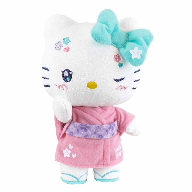 Hello Kitty Mjukis Gosedjur i Presentförpackning - 50th Anniversary Kawaii Kimono 24 cm - 8