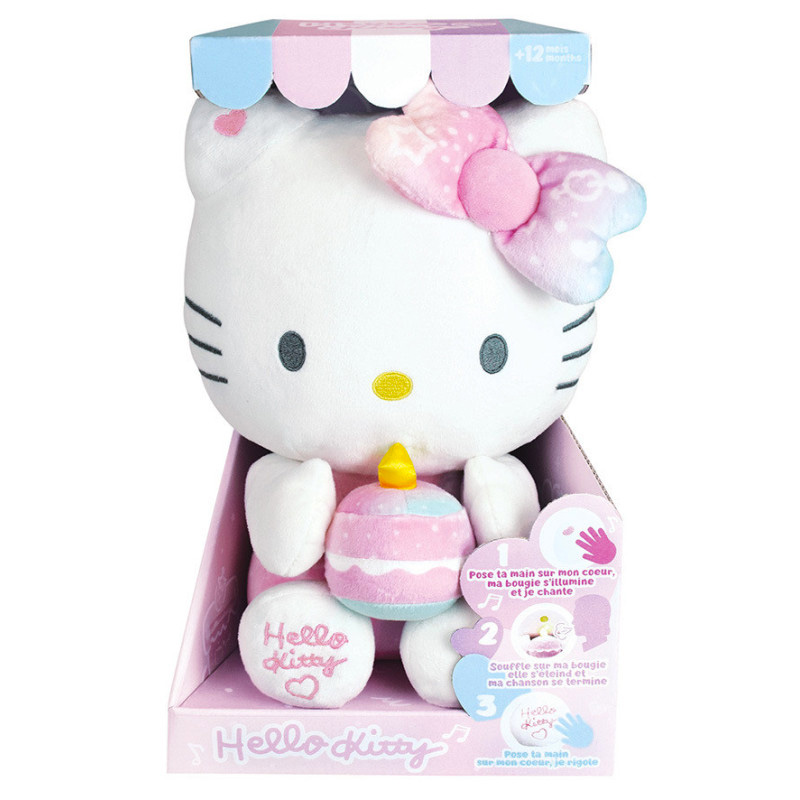 Hello Kitty Interaktivt Mjukis Gosedjur i Presentförpackning - 50th. Anniversary Birthday Musical 27 cm - 9