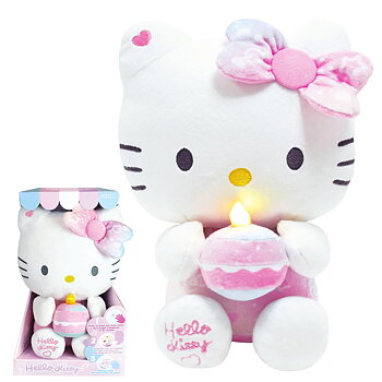 Hello Kitty Interaktivt Mjukis Gosedjur i Presentförpackning - 50th. Anniversary Birthday Musical 27 cm