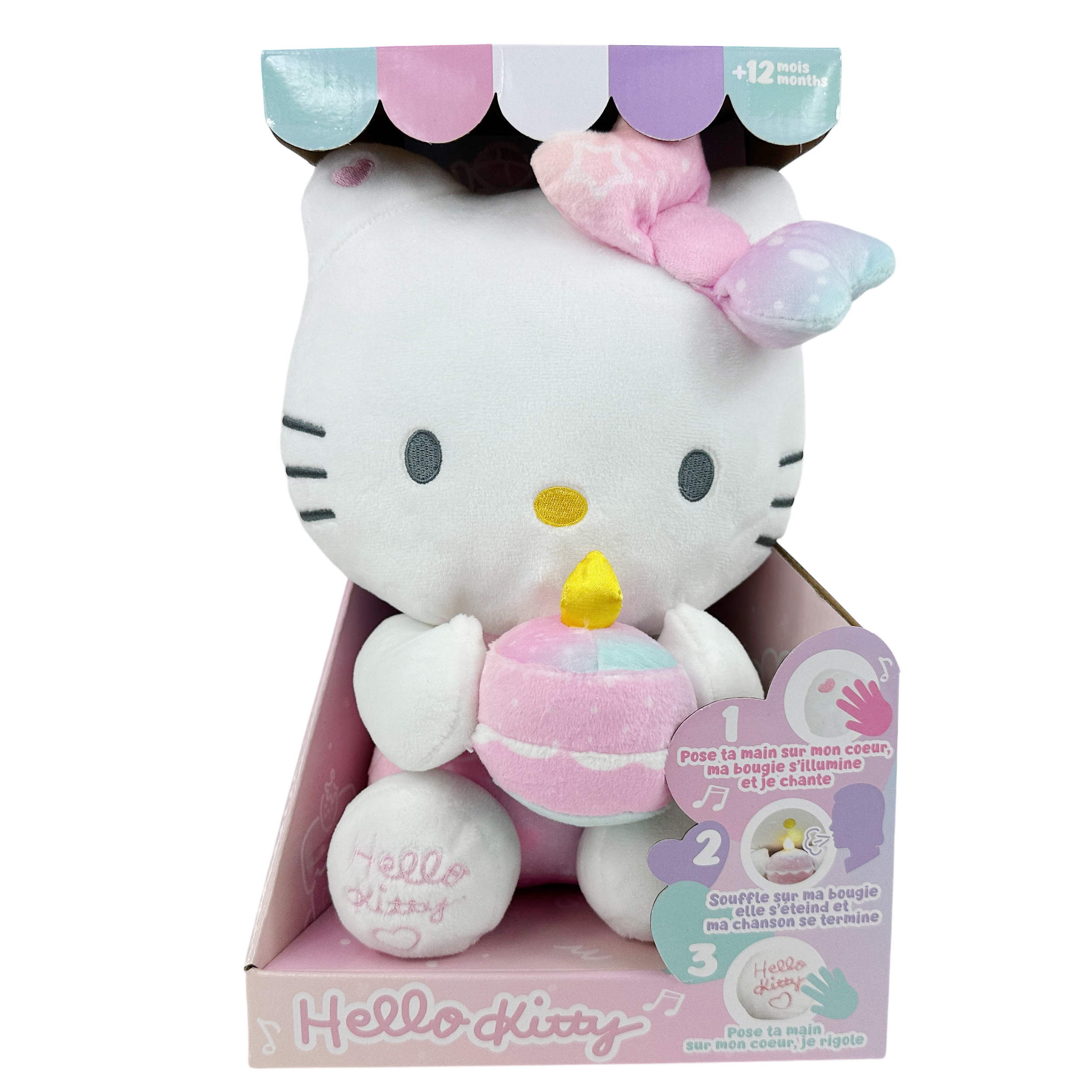 Hello Kitty Interaktivt Mjukis Gosedjur i Presentförpackning - 50th. Anniversary Birthday Musical 27 cm - 11