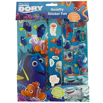 Disney Finding Dory klistermärken 5 ark