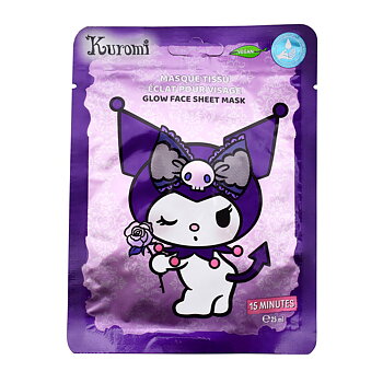 Kuromi Glow Face Sheet Mask -  Ansiktsmask