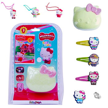 Hello Kitty Brusande Badbomb med överraskning - Gul