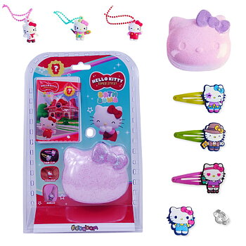 Hello Kitty Brusande Badbomb med överraskning - Ljusrosa